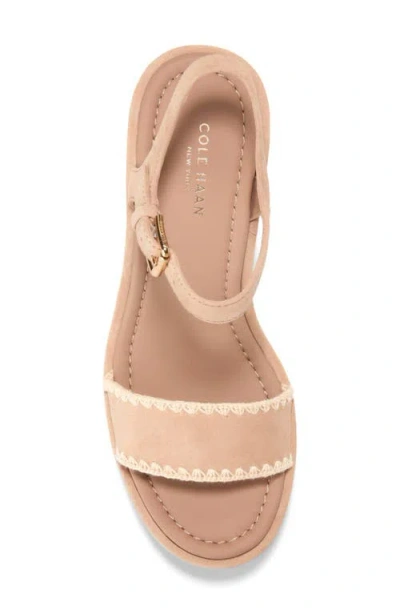 Cole Haan Asbury Cloudfeel Espadrille Wedge In Pink