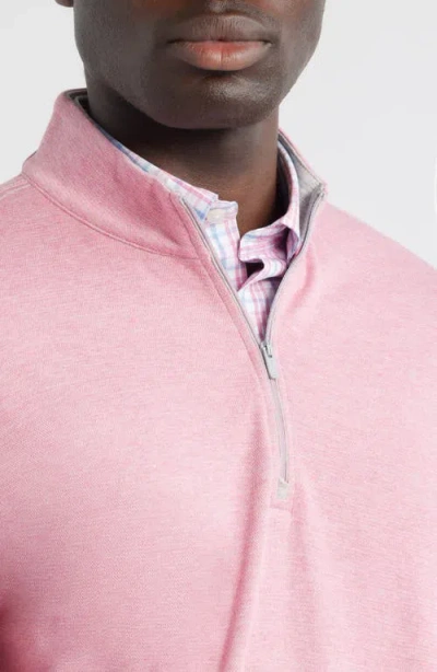 Johnnie-o Hanks Heathered Quarter Zip Pullover In Multi