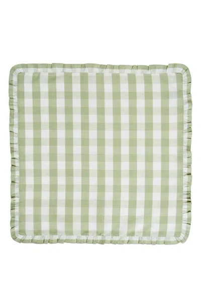 Juliska Gingham Ruffle Napkin In Multi