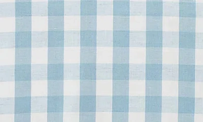 Juliska Gingham Ruffle Table Runner, 18 X 90 In Blue