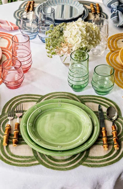 Juliska Berry & Thread Melamine Dinner Plate, Set Of 4 In Green