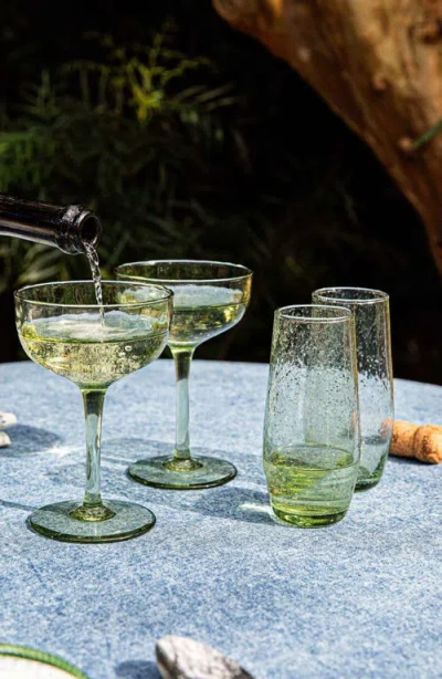 Juliska Provence Stemless Champagne Flute In Green
