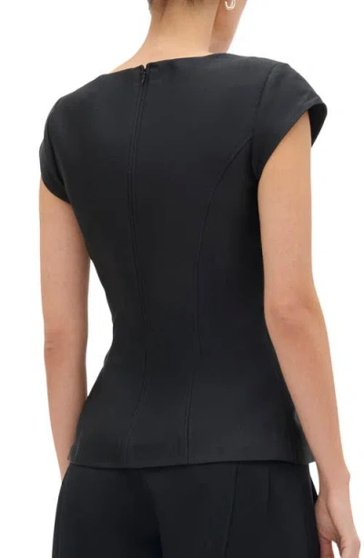 Aligne Mars Squar Neck Top In Black