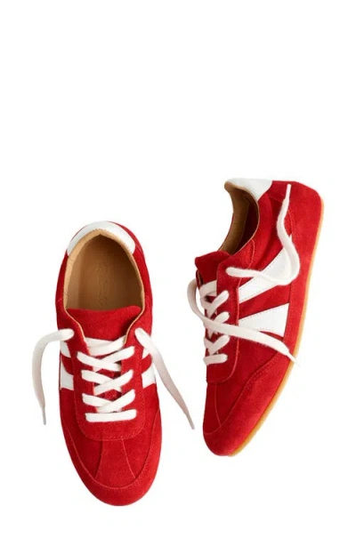 Madewell Oaklynn Sneakers Cherry Multi In Red