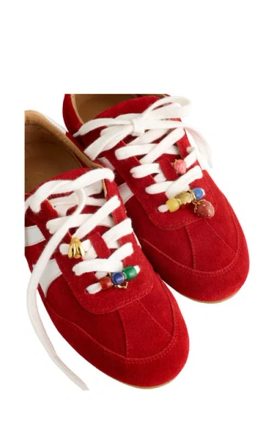 Madewell Oaklynn Sneakers Cherry Multi In Red