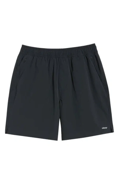 Obey Path Shorts In Blue