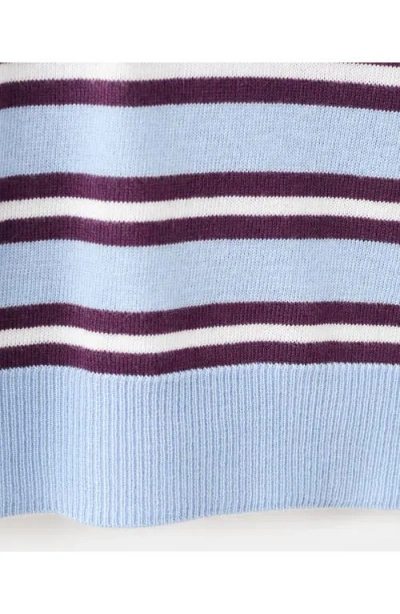 Mango Stripe Sweater Polo In Multi