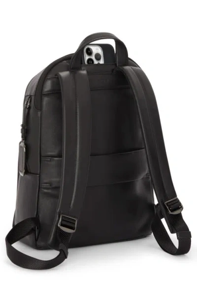 Tumi Raina Medium Leather Backpack In Black