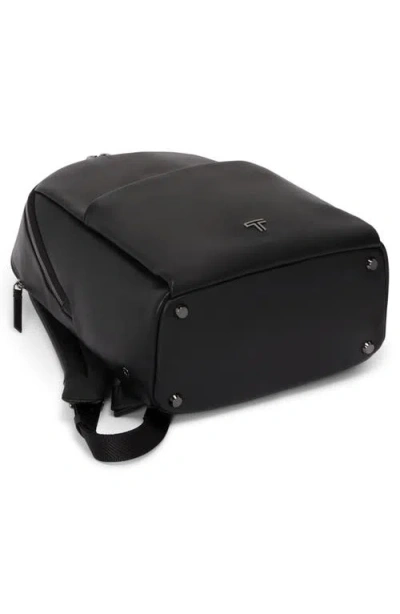 Tumi Raina Medium Leather Backpack In Black