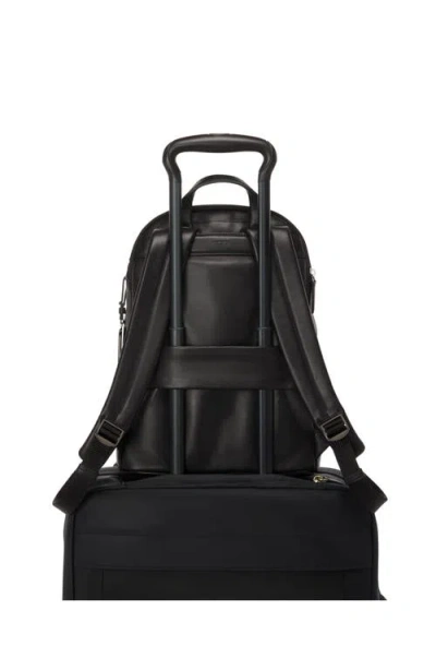 Tumi Raina Medium Leather Backpack In Black