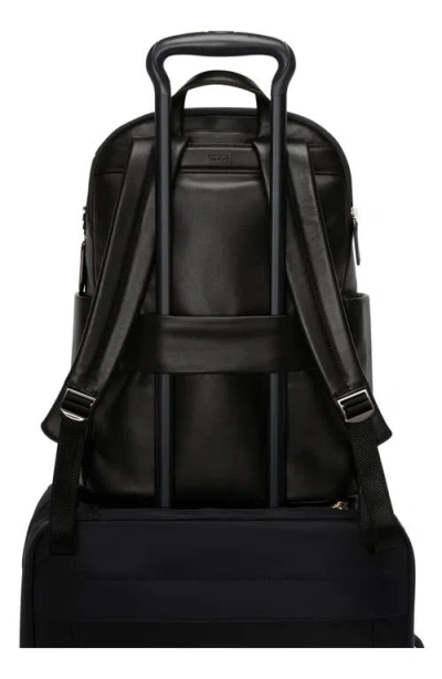 Tumi Raina Large Leather Backpack In Black