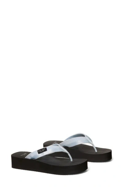 Kate Spade New York Sam Icon Platform Wedge Flip Flop In Blue