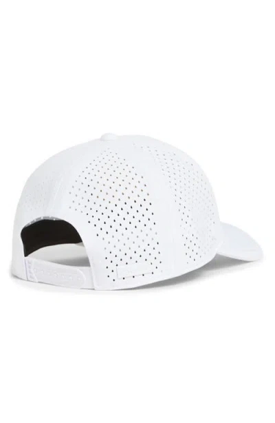 Melin Hydro Compass Snapback Cap In White