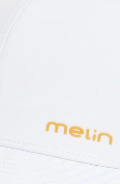 Melin Hydro Compass Snapback Cap In White
