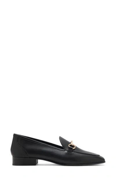 Mango Buckle Leather Loafer In Multi