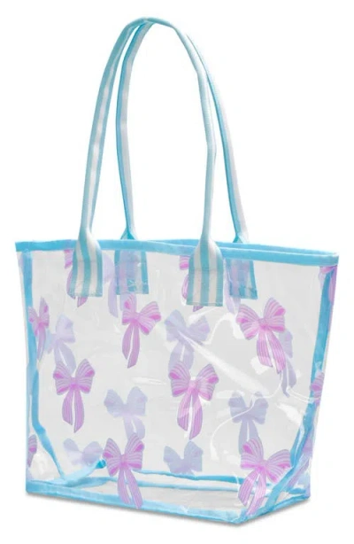 Iscream Spring Bows Clear Tote Bag In Multi