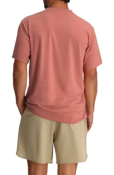 Free Fly Flex Performance Pocket T-shirt In Pink