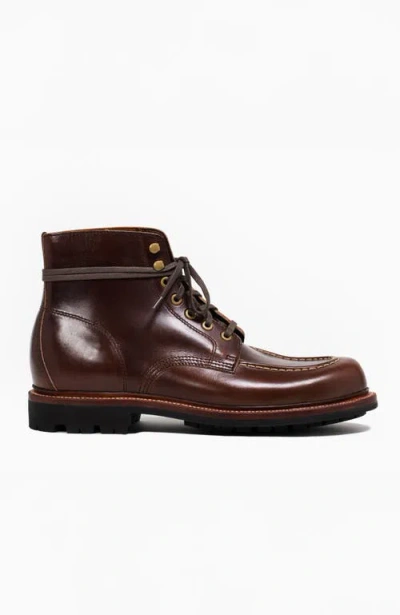 Grant Stone Brass Boot In Brown