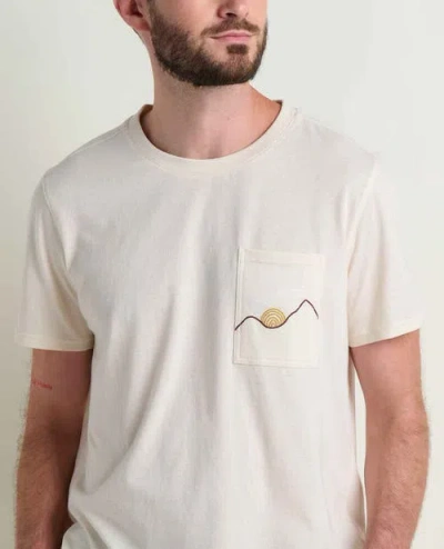 Toad And Co Re-form Embroidered Crew In White