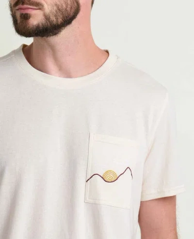 Toad And Co Re-form Embroidered Crew In White