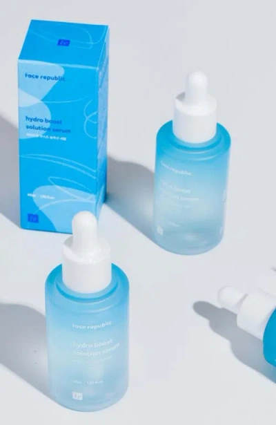 Face Republic Hydro Boost Solution Serum In Transparent