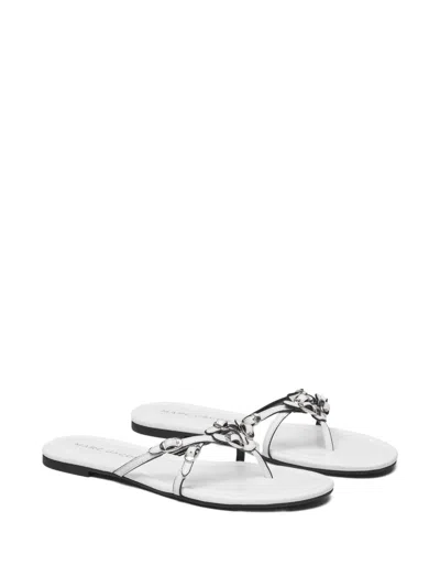 Marc Jacobs The Leather Kiki Thong Sandals In Multi