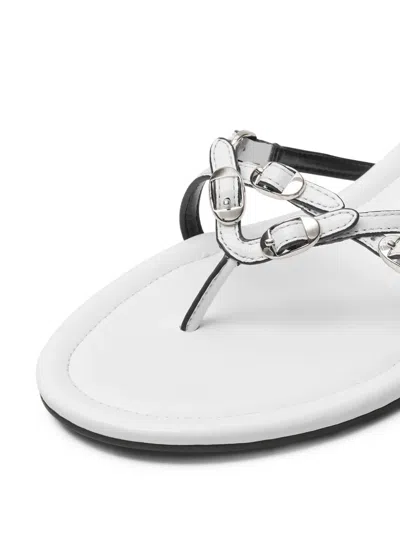 Marc Jacobs The Leather Kiki Thong Sandals In Multi