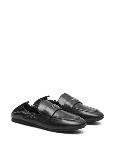 Marc Jacobs Logo-plaque Leather Loafers In Multi