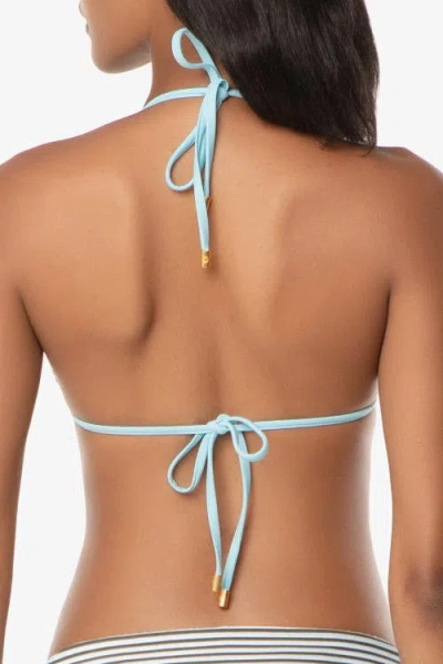 Helen Jon Reversible String Bikini Top In Gray