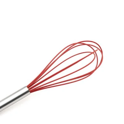 Cuisipro 10-inch Silicone Egg Whisk In Red