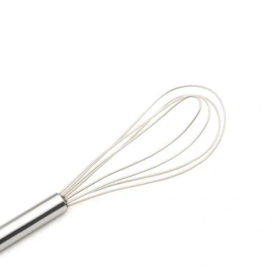 Cuisipro 10 Inch Silicone Flat Whisk In Silver