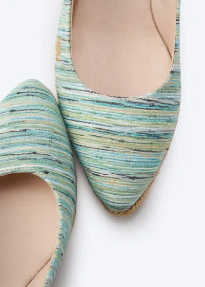 Viscata Palomera Archive Canvas Espadrille Wedges In Multi