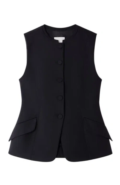 Sandro Peplum Jacket In Black