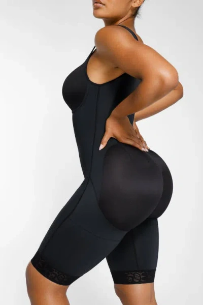 Shapellx Boot-yeah Airslim Full Coverage Bodysuit In Black