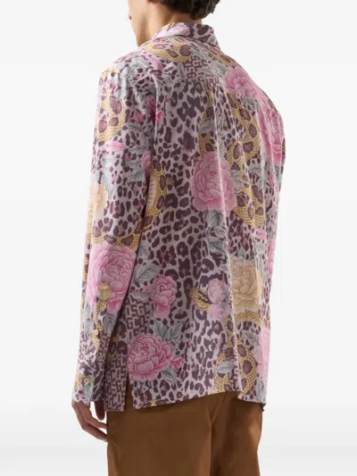 Gcds Multicolor Polyester Pattern Shirt In Multi