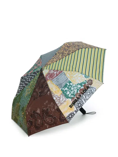 Bimba Y Lola Patchwork-print Umbrella In Multi