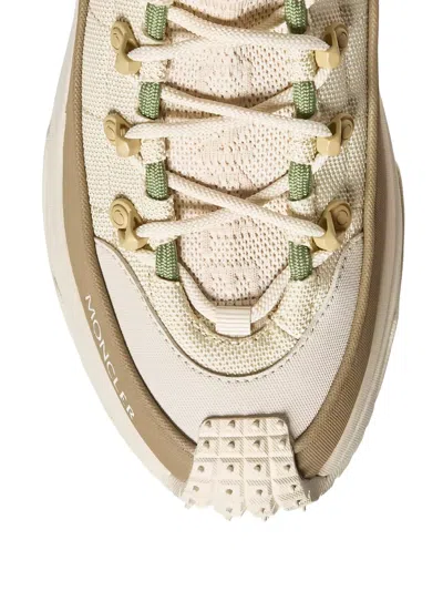 Moncler Two-tone Canvas Trailgrip Lite3 Sneakers In Neutral
