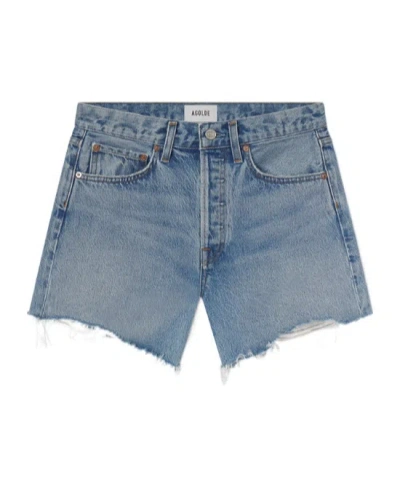 Agolde Parker Long Short In Blue