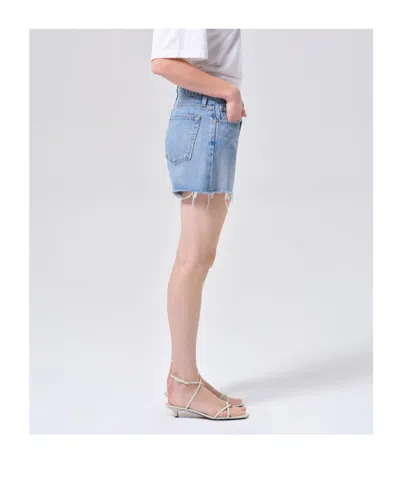 Agolde Parker Long Short In Blue