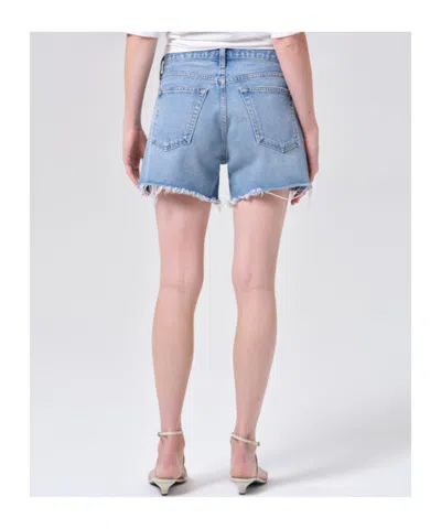 Agolde Parker Long Short In Blue