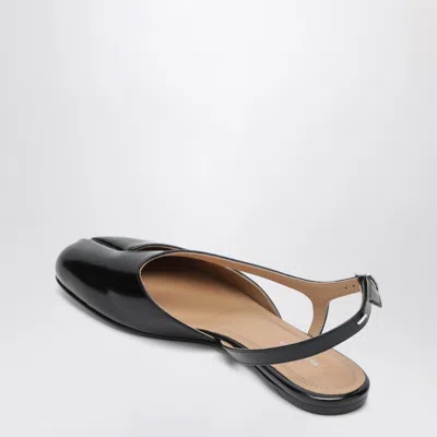 Maison Margiela Tabi Flat Slingback With Distinctive Split-toe Design In Gray