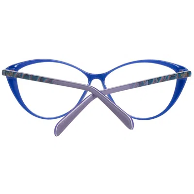 Pucci Blue Plastic Glasses (frames) In Blue