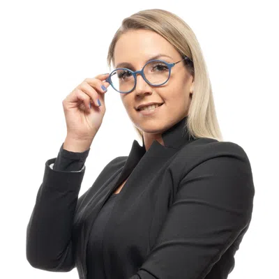 Pucci Blue Plastic Glasses (frames) In Blue