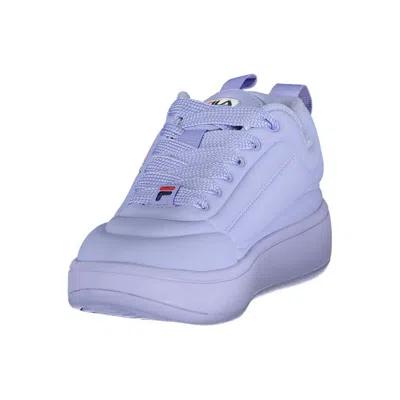 Fila Blue Polyester Athletic Sneakers In Blue