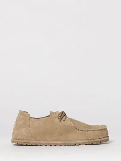 Birkenstock Utti Lace Suede Derby Shoes In Brown