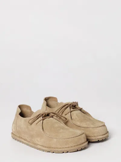 Birkenstock Utti Lace Suede Derby Shoes In Brown