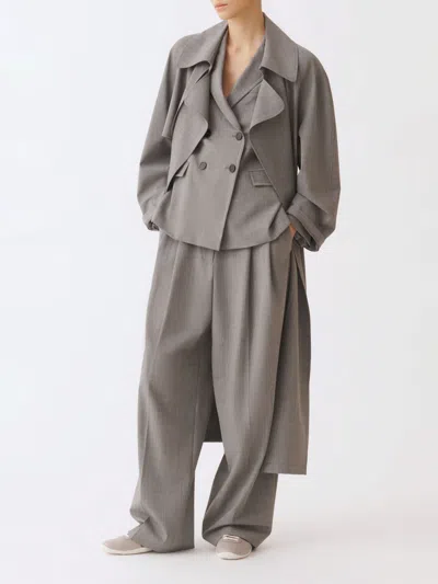 Fabiana Filippi - Woman Blazers Rock Mélange 44 In Gray