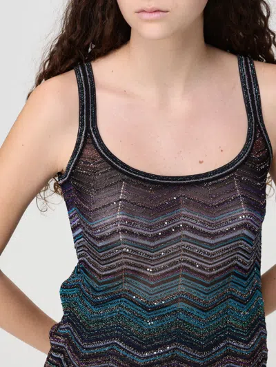 Missoni Chevron-pattern Sequin-detail Top In Multi