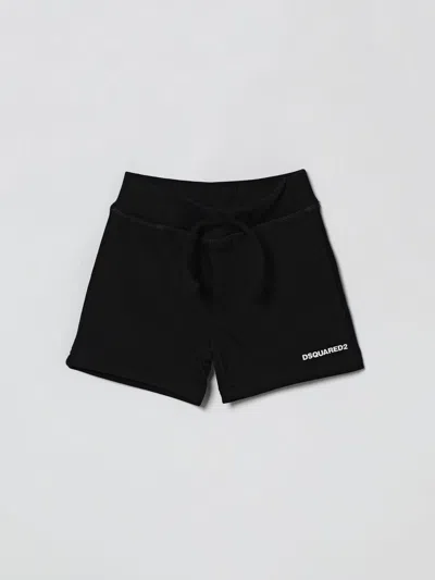 Dsquared2 Logo-print Shorts In Black