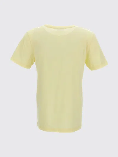 Maison Kitsuné Fox Head Regular T-shirt In Yellow